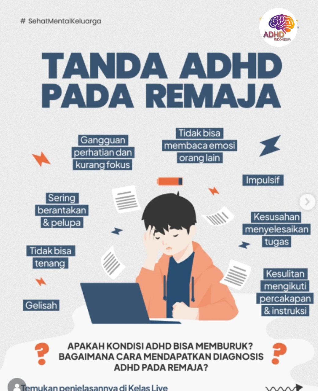 Screening ADHD Non-Diagnostik: Edukasi Awal bagi Orang Tua di Kabupaten Kepahiang