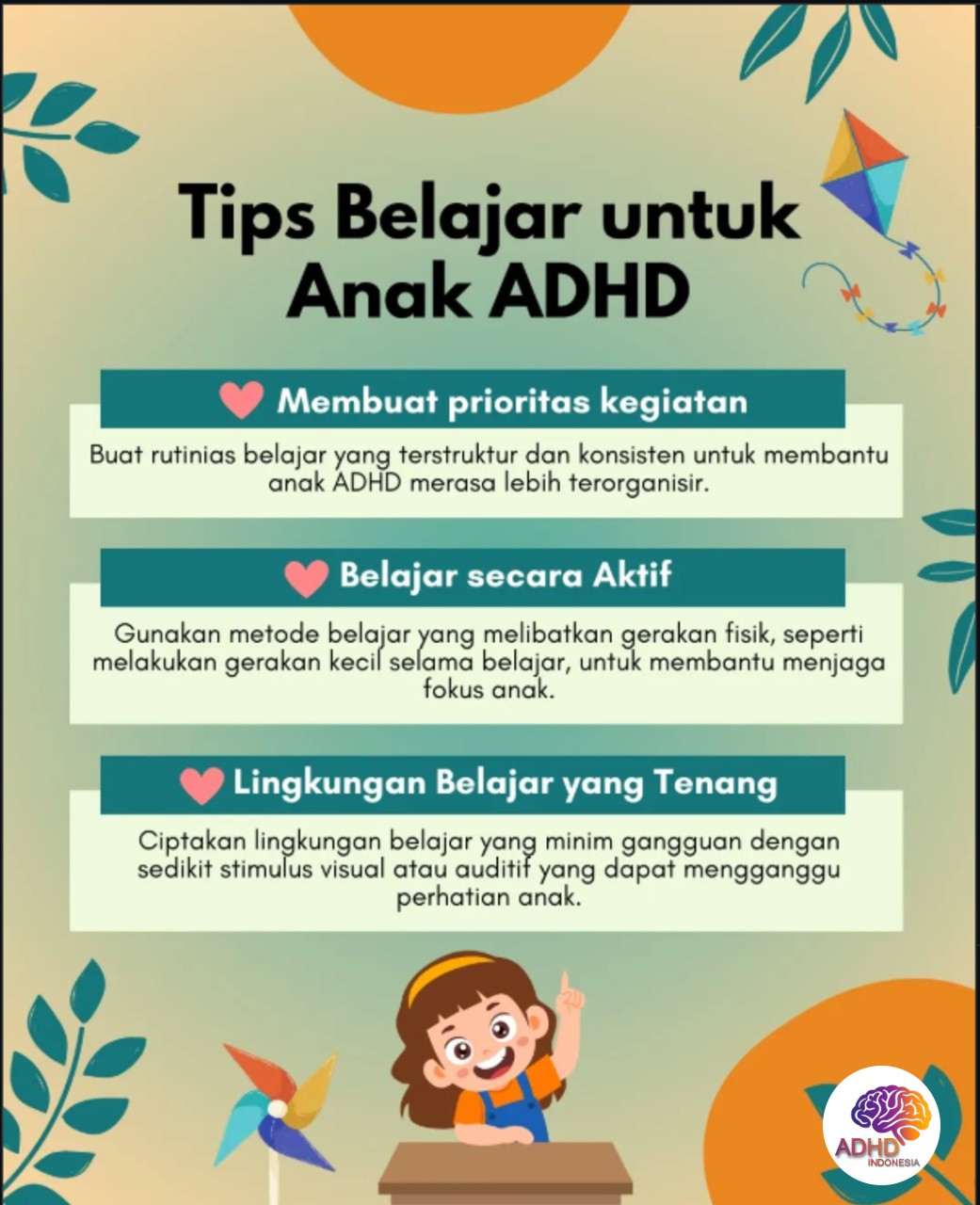Strategi Belajar yang Cocok untuk Anak ADHD di Kabupaten Kepahiang